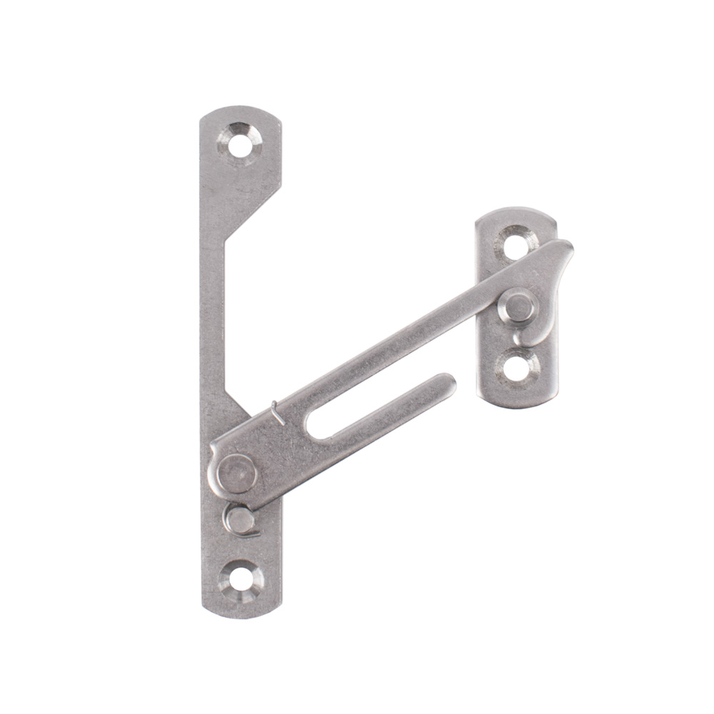 Stainless Steel Window Restrictor Stay - with 9.5mm Pin - Right Hand
